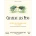 Cave des Vignerons de Baixas Cotes du Roussillon Villages Chateau Les Pins 2011 Front Label