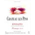Cave des Vignerons de Baixas Rivesaltes Chateau Les Pins Primage 2000 Front Label
