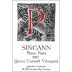 Sineann Winery Yates Conwill Vineyard Pinot Noir 2012 Front Label