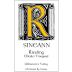 Sineann Medici Vineyard Riesling 2012 Front Label