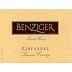 Benziger Sonoma Zinfandel 1997 Front Label