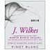 J Wilkes Pinot Blanc 2016 Front Label