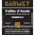 Donnas Valle d'Aosta Barmet Nebbiolo 2013 Front Label