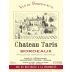 Caves de Rauzan Chateau Taris 2013 Front Label