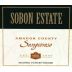 Sobon Estate Sangiovese 2011 Front Label