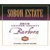 Sobon Estate Barbera 2010 Front Label