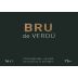 Celler Carcavins Bru de Verdu 2013 Front Label