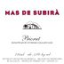 Celler Morlanda Mas de Subira 2011 Front Label