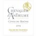 Cellier des Chartreux Cotes du Rhone Chevalier d'Anthelme Blanc 2013 Front Label