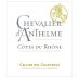 Cellier des Chartreux Cotes du Rhone Chevalier d'Anthelme Blanc 2015 Front Label