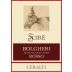 Ceralti Bolgheri Scire Rosso 2014 Front Label