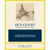 Ceralti Bolgheri Vermentino 2014 Front Label