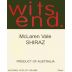 Chalk Hill Wines Wits End Shiraz 2002 Front Label