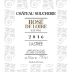 Chateau Soucherie L'Astree Rose de Loire 2016 Front Label
