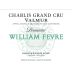 William Fevre Chablis Valmur Grand Cru 2015 Front Label