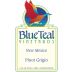 St. Clair Blue Teal Vineyards Pinot Grigio 2010 Front Label
