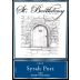 St. Barthelemy Cellars Syrah Port 2003 Front Label