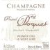 Pascal Doquet Blanc de Blancs Le Mont Aime Brut Premier Cru 2006 Front Label