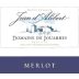 Chantovent Domaine de Jouares Merlot 2012 Front Label