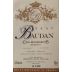 Chateau Baudan Listrac-Medoc 2009 Front Label