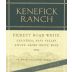 Kenefick Ranch Picket Road White 2015 Front Label