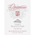 Chateau Bellevue La Foret Optimum 2011 Front Label