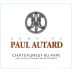 Domaine Paul Autard Chateauneuf-du-Pape 2015 Front Label