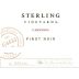 Sterling Pinot Noir 2010 Front Label