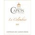 Chateau Capion Coteaux du Languedoc Le Colombier 2007 Front Label