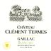 Chateau Clement Termes Sec Blanc 2012 Front Label