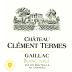 Chateau Clement Termes Perle Blanc 2012 Front Label
