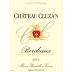 Chateau Cluzan Bordeaux 2014 Front Label