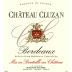 Chateau Cluzan Bordeaux 2009 Front Label