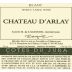 Chateau d'Arlay Cotes du Jura Tradition Blanc 2005 Front Label
