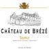 Chateau de Breze Saumur Blanc 2013 Front Label
