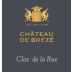 Chateau de Breze Saumur Clos de la Rue Blanc 2012 Front Label