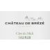 Chateau de Breze Saumur Clos du Midi 2015 Front Label