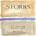 Storrs Saint Clare Vineyard Red Wine 2004 Front Label