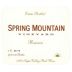 Spring Mountain Vineyard Reserve Cabernet Sauvignon 1997 Front Label