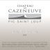 Chateau de Cazeneuve Pic Saint Loup Les Calcaires 2012 Front Label