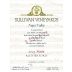 Sullivan Rutherford Estate Reserve Merlot 2005 Front Label