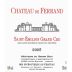 Chateau de Ferrand Saint-Emilion Grand Cru 2005 Front Label