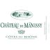 Chateau de Manissy Cotes du Rhone Blanc 2015 Front Label