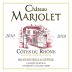 Chateau de Marjolet Cotes du Rhone 2010 Front Label