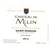 Chateau de Melin Saint Romain Sous Chateau 2012 Front Label