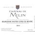 Chateau de Melin Bourgogne Hautes Cotes de Beaune 2014 Front Label