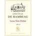 Chateau de Rambeau Lussac Saint-Emilion 2012 Front Label