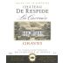 Chateau de Respide Graves La Carrade 2012 Front Label