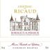 Chateau de Ricaud Bordeaux Superieur 2015 Front Label