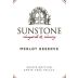 Sunstone Merlot Reserve 2013 Front Label